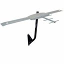 Ver imagem 1 de Antena TV Digital Externa Capte K7 Turbo Full Hd e Mastro Articulável 50 Cm Capte