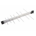Ver imagem 2 de Kit Antena Digital 4K Externa Log 16 Elementos Mastro 50 Cm e Cabo Coaxial 20 Metros