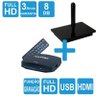 Antena Digital Interna 4K Capte Onix + Conversor e Gravador Digital DTV 7000S HDMI USB - 1