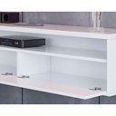 Ver imagem 5 de Rack Suspenso para Tv Life Branco Acetinado - Móveisaqui