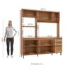 Cozinha Compacta Luna Kappesberg 3 Peças Canela 192,5cm - 3