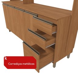Cozinha Compacta Luna Kappesberg 3 Peças Canela 192,5cm - 5