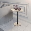 Ver imagem 7 de Mesa Vitta de Canto Design Orgânico com Base em Aço – Sala e Decoração