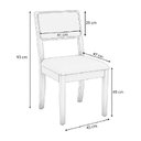 Ver imagem 3 de Conjunto de 2 Cadeiras de Jantar Lola 2cmm001ca Kappesberg