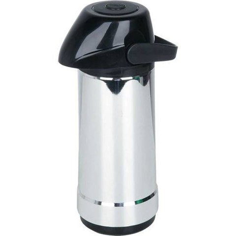 Garrafa Térmica Glt Pressão Cromada 1,0L Invicta 7621