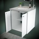 Ver imagem 4 de Gabinete para Banheiro 49x42,6cm Fenix Branco