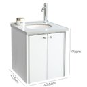 Ver imagem 3 de Gabinete para Banheiro 49x42,6cm Fenix Branco