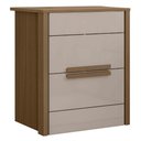 Ver imagem 1 de Mesa de Cabeceira 51cm 2 Gavetas Lara Carvalho/fendi Z17 - Mpozenato