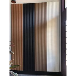 Painel Ripado Aloha Ondulado Preto 51 X 2,74 (1,39m²) Santa Rita Reveste - 4
