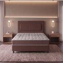 Ver imagem 2 de Cama Box Casal Colchão Sirius Molas Ensacadas Portobel 138x188x62cm