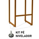 Ver imagem 3 de Kit 2 Banquetas Andy Moderna Ferro Dourado Estofado Suede Amarelo