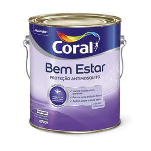 VERNIZ PROTEÇÃO ANTIMOSQUITO BEM ESTAR CORAL VERNIZ BEM ESTAR PROT ANTIMOSQUITO 3,6L CORAL 3984