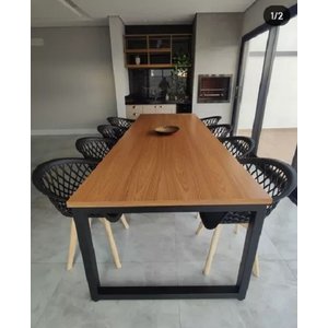 Mesa Estilo/modelo Industrial 1,80 X 0,90 (somente a Mesa)