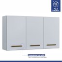 Ver imagem 6 de Cozinha Modulada 14 Portas 3 Gavetas Atenas Kaiki Móveis:branco