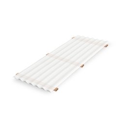 Telha Translucida Plan Compatível Pvc 330x88cm Lux Telhas - 2
