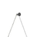 Ver imagem 5 de Espelho Decorativo Adnet Preto Alça Corrente Cromada 40 cm Redondo 40 cm