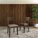 Ver imagem 5 de Conjunto Mesa Rubi com 6 Cadeiras Café Madeira Pinus - Finestra