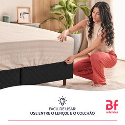 Pillow Top Casal Espuma D45 Firme 138x188x5cm - Bf Colchões - 6
