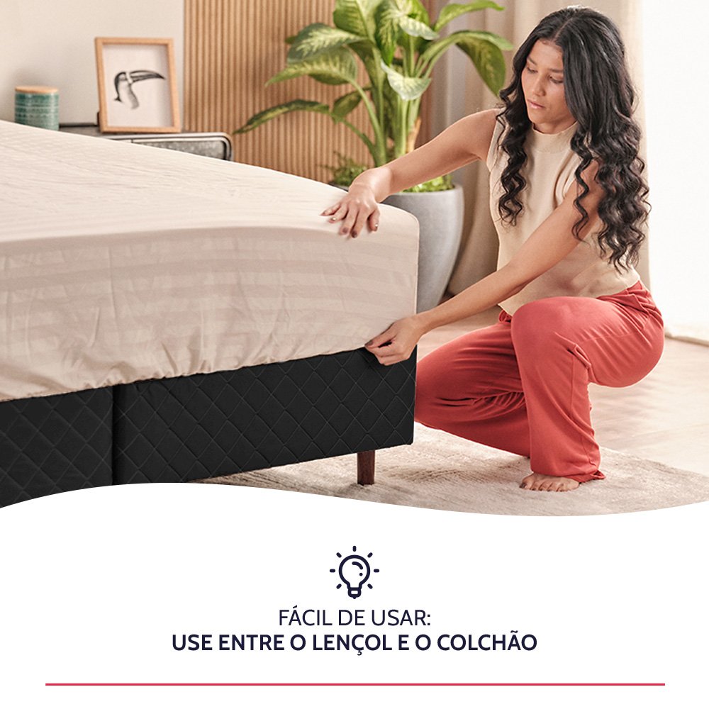 Pillow Top Casal Espuma D45 Firme 138x188x5cm - Bf Colchões - 6