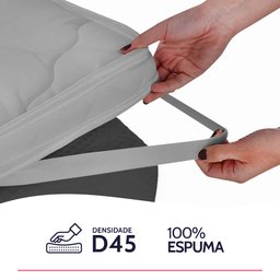 Pillow Top Casal Espuma D45 Firme 138x188x5cm - Bf Colchões - 4