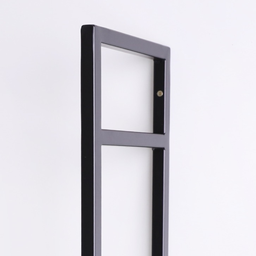 Estrutura para Prateleira 2 Niveis Industrial 43x18 Metal Preto - 3