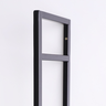 Estrutura para Prateleira 2 Niveis Industrial 43x18 Metal Preto - 3