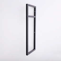 Estrutura para Prateleira 2 Niveis Industrial 43x18 Metal Preto - 1