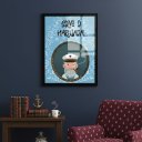 Ver imagem 1 de Quadro Decorativo Umbanda Salve a Marujada - 70x50cm:moldura Preta