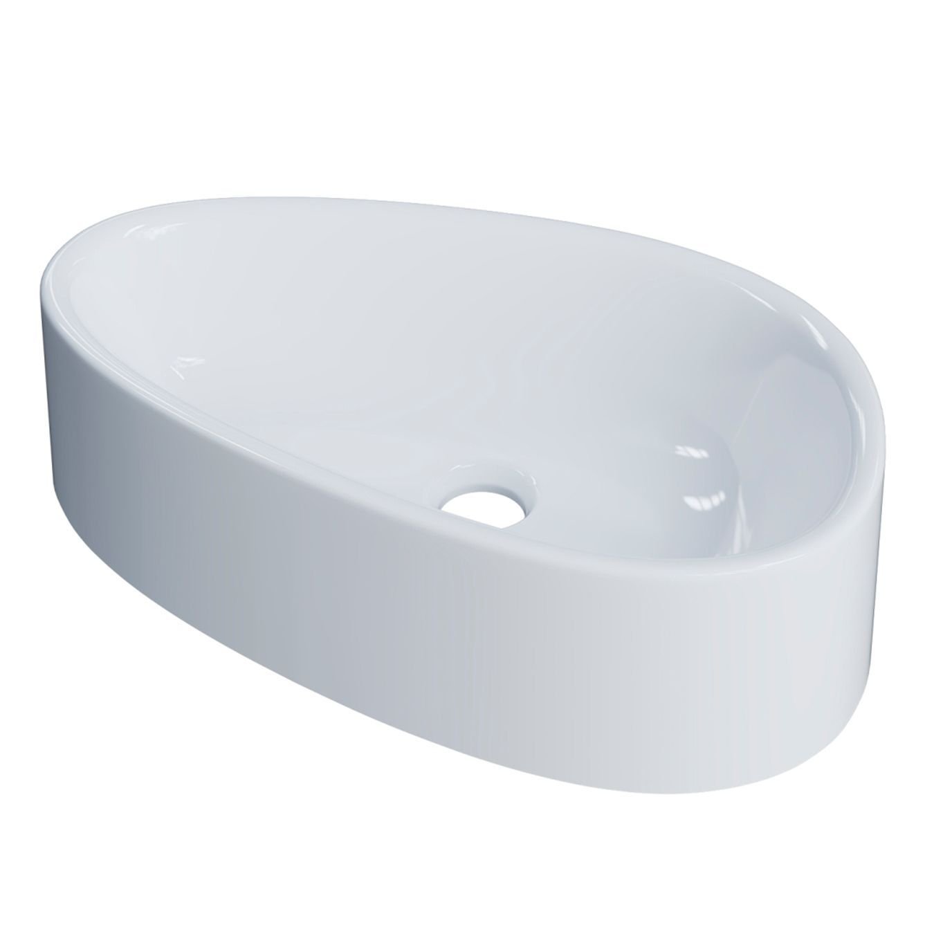 Cuba Pia para Banheiro Gota 43cm Maitê C08 Branco - Mpozenato - 1