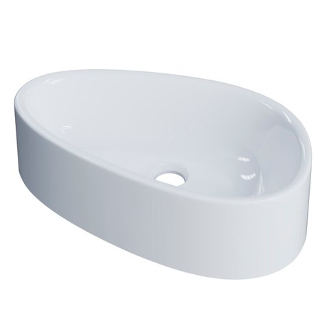 Cuba Pia para Banheiro Gota 43cm Maitê C08 Branco - Mpozenato