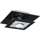 Ver imagem 1 de Plafon de Vidro para 01 Lâmpada 25cm x 25cm - Aceita Lâmpadas de LED