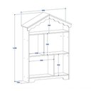 Ver imagem 4 de Quarto Princesa C/Cama, Estante,Colchão Branco/rosa