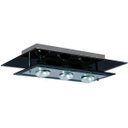 Ver imagem 1 de Plafon de Vidro para 03 Lâmpadas 50cm x 28cm - Aceita Lâmpadas de LED