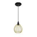 Ver imagem 1 de Lustre Pendente Aramado no Modelo Balão - Cor Amarelo