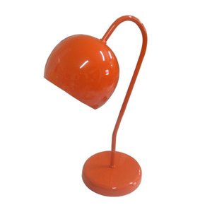 Abajur para Mesa e Escrivaninha Modelo Bolinha - Laranja