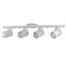 Spot no Trilho de 65cm para 04 Lâmpadas Ideal para Sala Cozinha Quarto Cor Branco (110v/220v) - 4