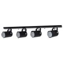 Ver imagem 3 de Spot no Trilho de 65cm para 04 Lâmpadas Ideal para Sala Cozinha Quarto Cor Preto (110v/220v)