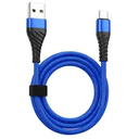 Ver imagem 2 de Kit 5 Cabo Celular 3.1a Super Flexivel Usb Tipo-c 1mt Inova Azul