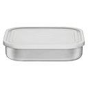 Ver imagem 2 de Pote Quadrado Tramontina Freezinox em Aço Inox com Tampa Plástica 16 Cm 0,8 L Tramontina