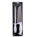 Ver imagem 2 de Kit Churrasco Faca Chaira 2 Pçs Multiuso Grill & Pizza Prana