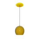 Ver imagem 1 de Luminária Colorida Modelo Bolinha - Cor Amarelo
