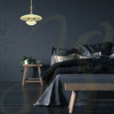 Ver imagem 4 de Luminaria Teto Pendente Dourado Egipcia Cristal Led