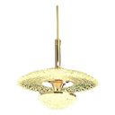 Ver imagem 1 de Luminaria Teto Pendente Dourado Egipcia Cristal Led