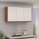 Ver imagem 7 de Cozinha Completa Modulada 4 Peças 222cm x 230cm Conecta Bege/Ébano/Off White