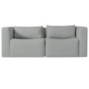 Ver imagem 1 de Sofá 2 Lugares Billy 150cm Orgânico Luxo Recepção Bouclé