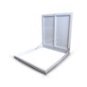 Tampa de Alumínio Para Casa de Maquina 120 x 120 - Embutir ventilada: Branco - 5