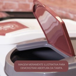 2 Lixeiras para Coleta Seletiva Empilháveis Preta Plasútil - 3 2 Lixeiras para Coleta Seletiva Empilháveis Preta Plasútil - 3