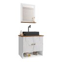 Ver imagem 1 de Gabinete Banheiro Deli Torino Prt Torneira Valv Click Black