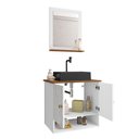 Ver imagem 3 de Gabinete Banheiro Deli Torino Prt Torneira Valv Click Black