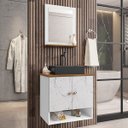 Ver imagem 2 de Gabinete Banheiro Deli Torino Prt Torneira Valv Click Black